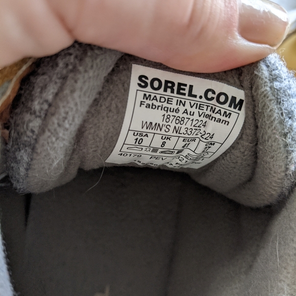 Sorel Kinetic Caribou Waterproof Boots Size 10 - Picture 7 of 8